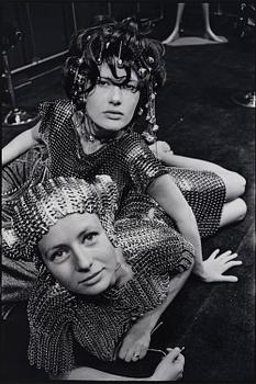 338. Carl Johan De Geer, "Marie-Louise Ekman and Gunilla Axén in Paco Rabanne, Paris 1967".