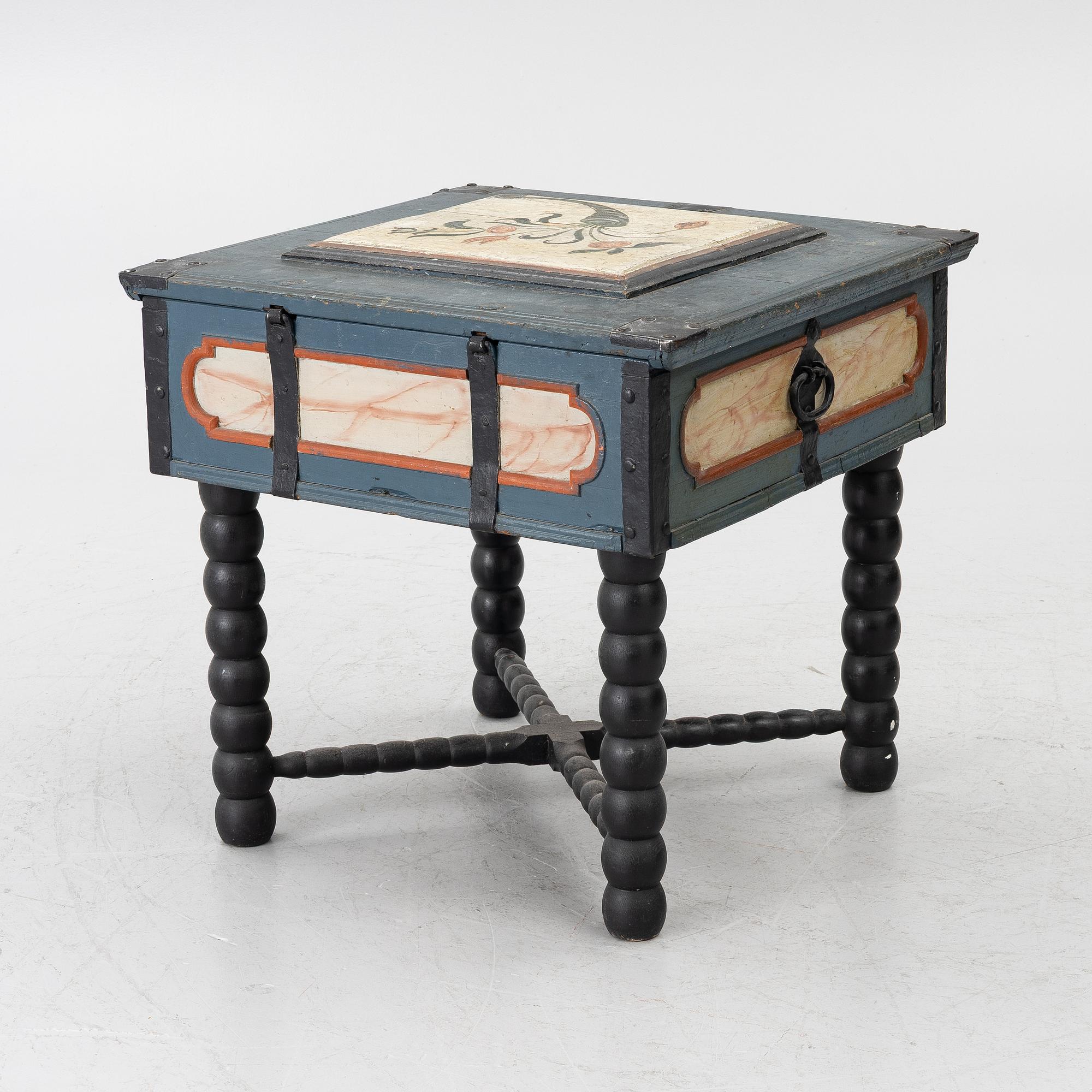Box on a stand. 19th century.