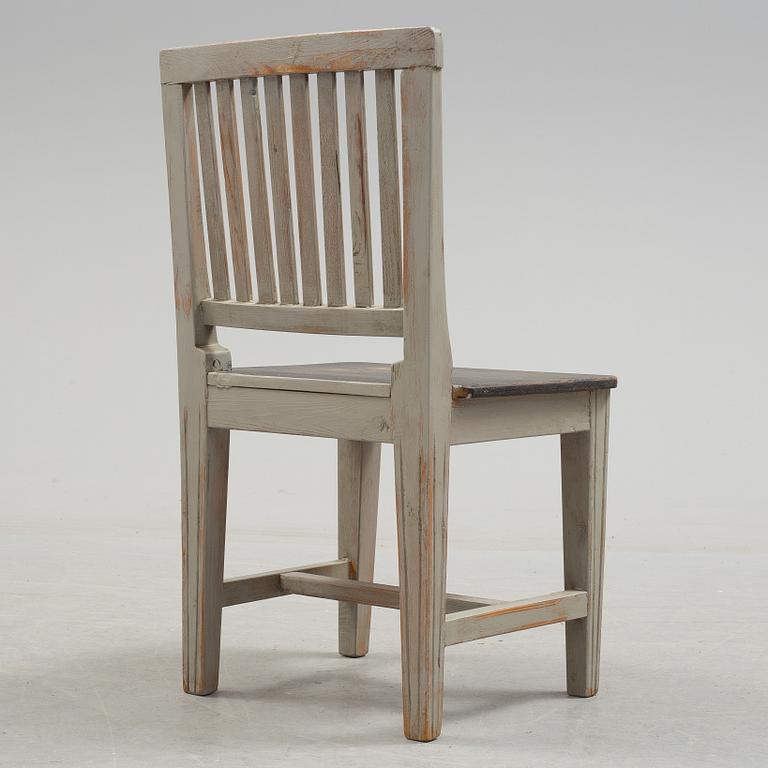 a gustavian style childrens chair.