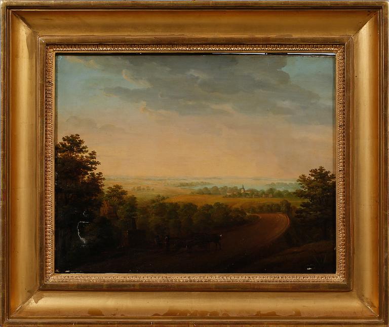 OKÄND KONSTNÄR, olja på duk, 1800-tal.