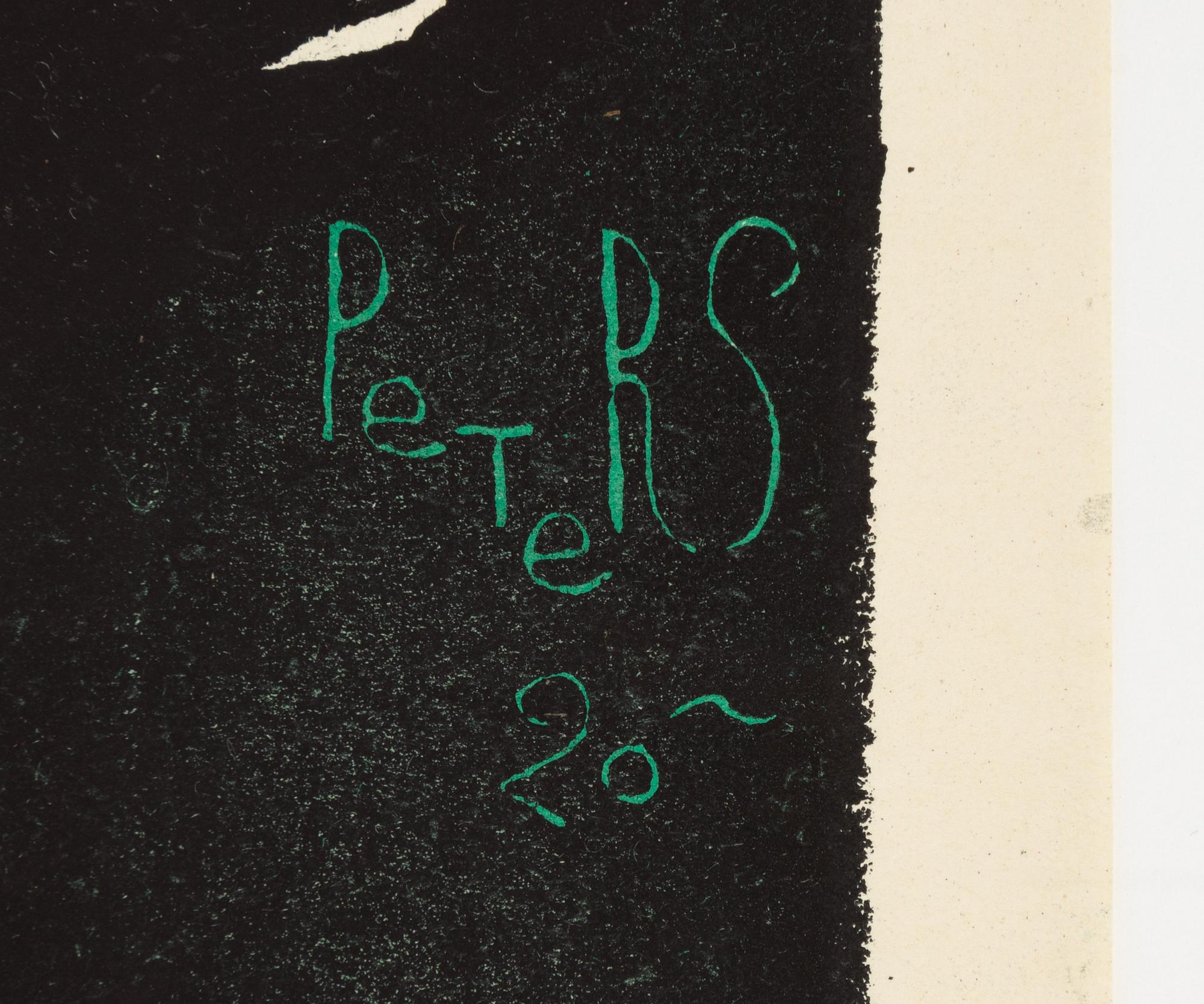 Curt Peters, litografisk affisch, "KL i afton Folies Caprices", Rokotyryck, A.-B. Kopia, Stockholm, 1920.