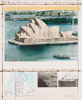 13. Christo & Jeanne-Claude, "Wrapped Opera House (Project for the Opera House in Sydney, Bennelong, Australia)".