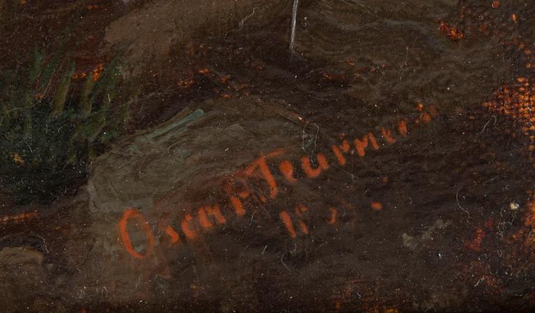 OSCAR TÖRNÅ, oil on canvas, signed.