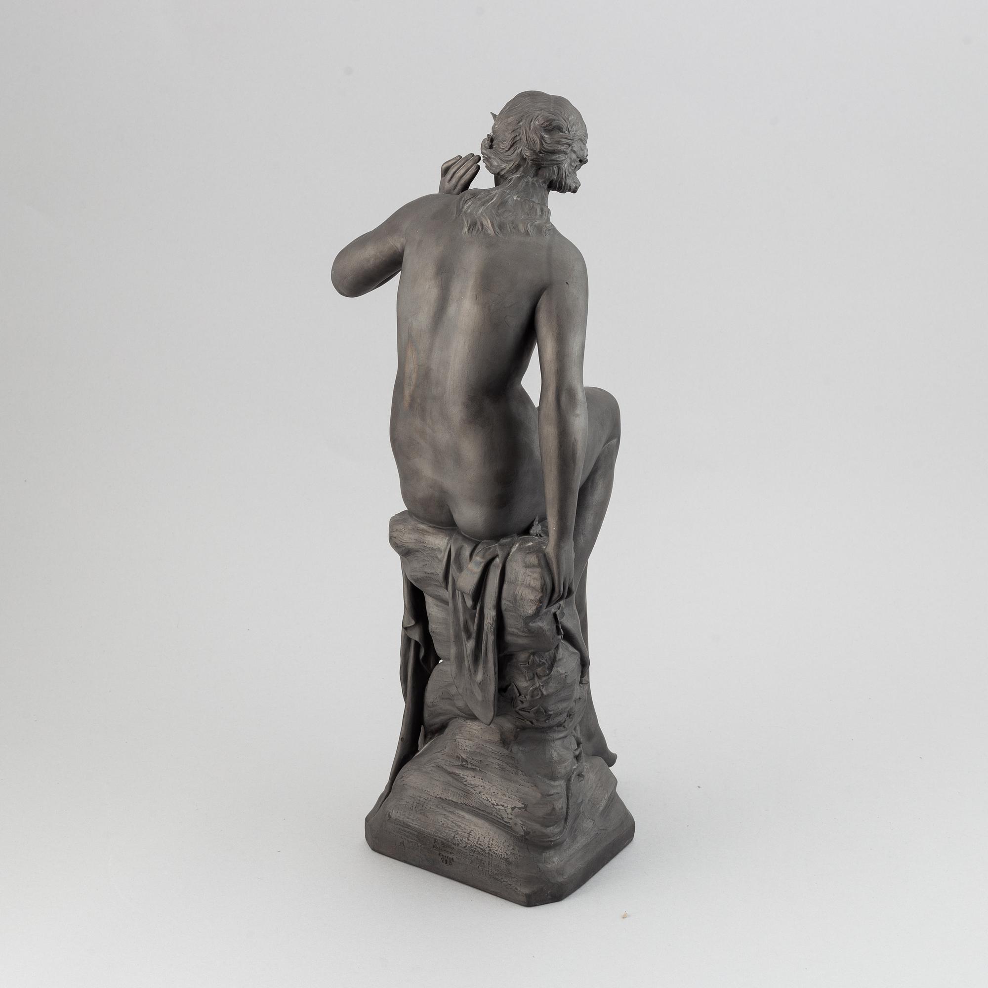 A ceramic sculpture, P. Ipsen , Denmark, early 20th Century.