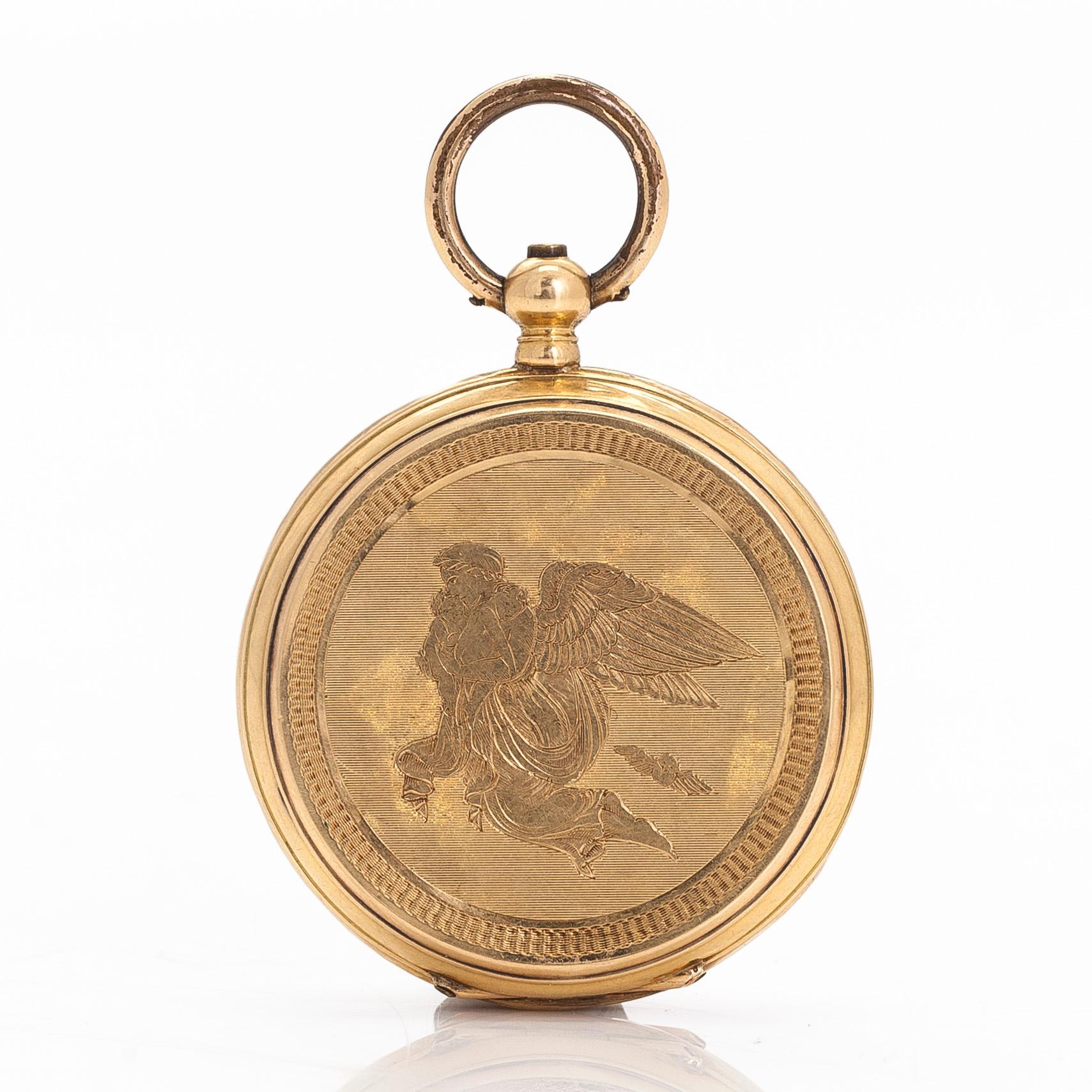 Pocket watch, 36.5 mm.