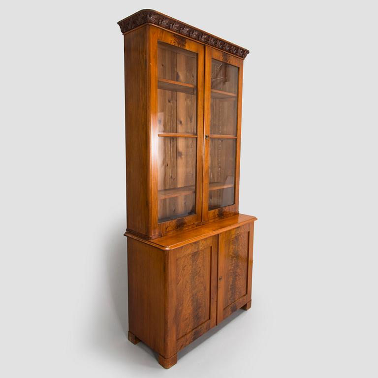 A Swedish mid-19th century book cabinet.