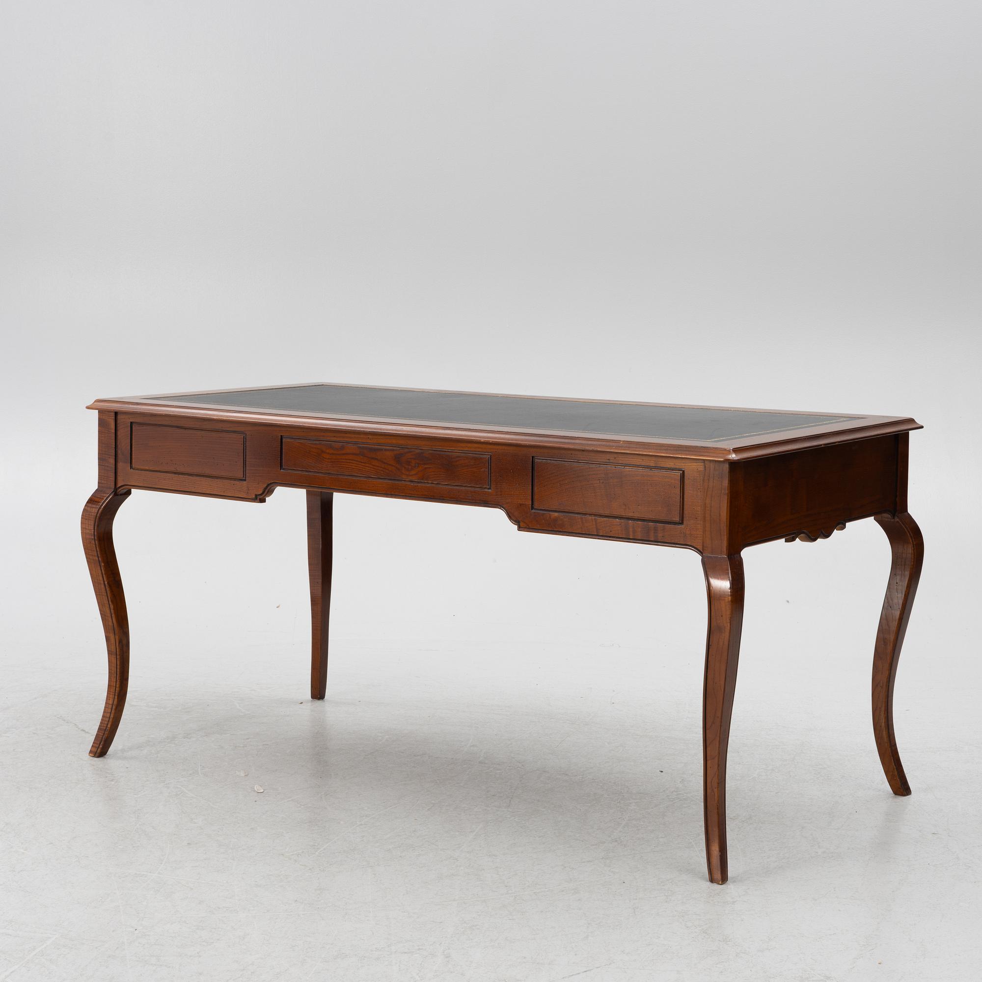 Grange, skrivbord samt stol, "Le Bureau La Fayette", Louis XV-stil, Frankrike, 1900-talets slut.