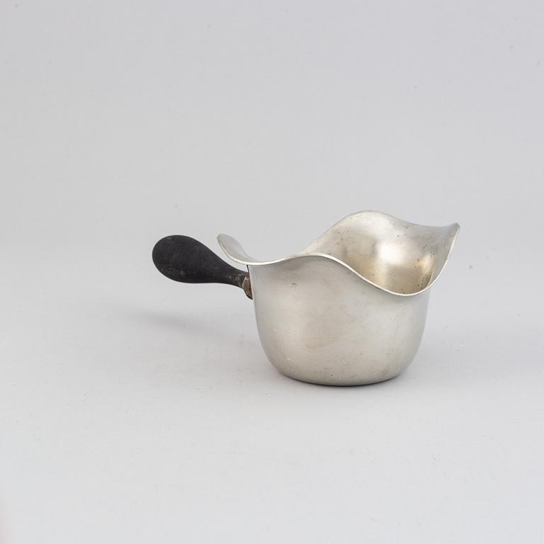 Pewter sauce bowl by Firma Svenskt Tenn.