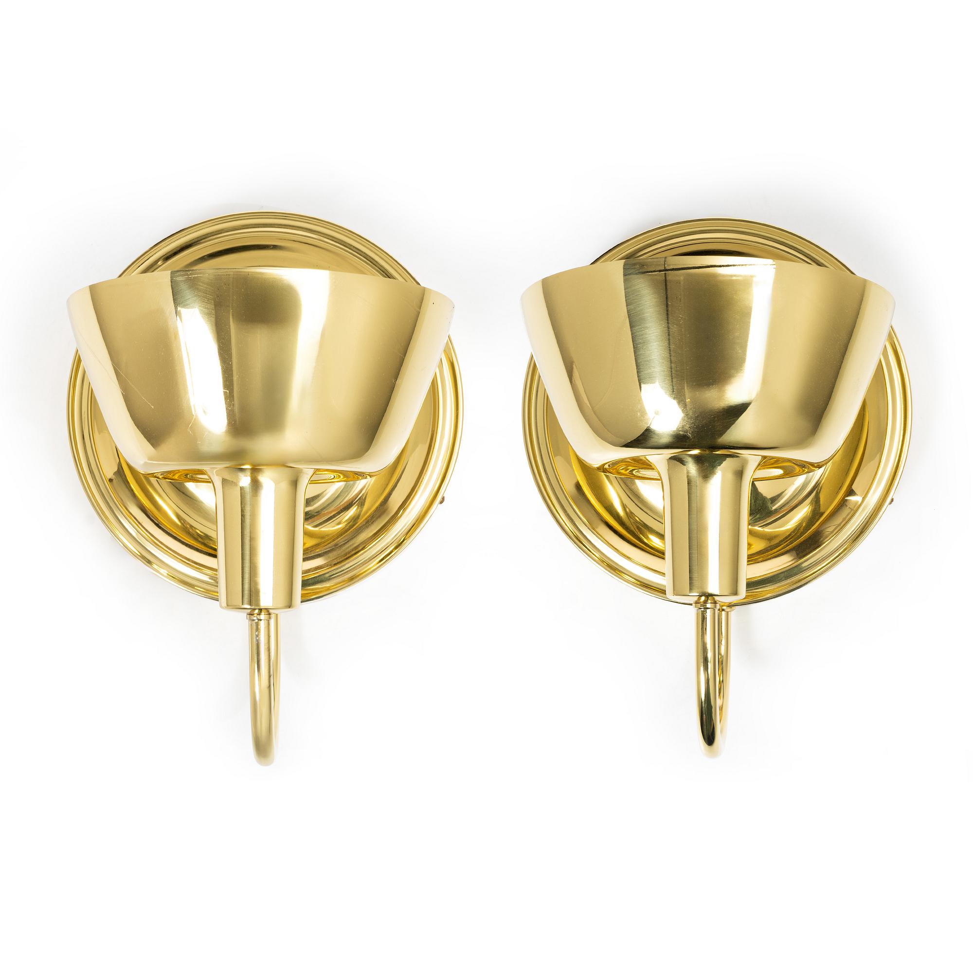 Josef Frank, wall lamps, a pair, model 2389, Svenskt Tenn.