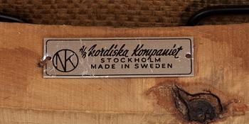 KARMSTOLAR, ett par, "563-037", Bengt Ruda för Nordiska Kompaniets "Triva"-serie, 1950-tal.