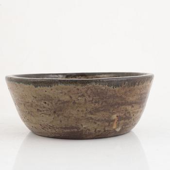 Åke Holm, a unique stoneware bowl, Höganäs, Sweden.