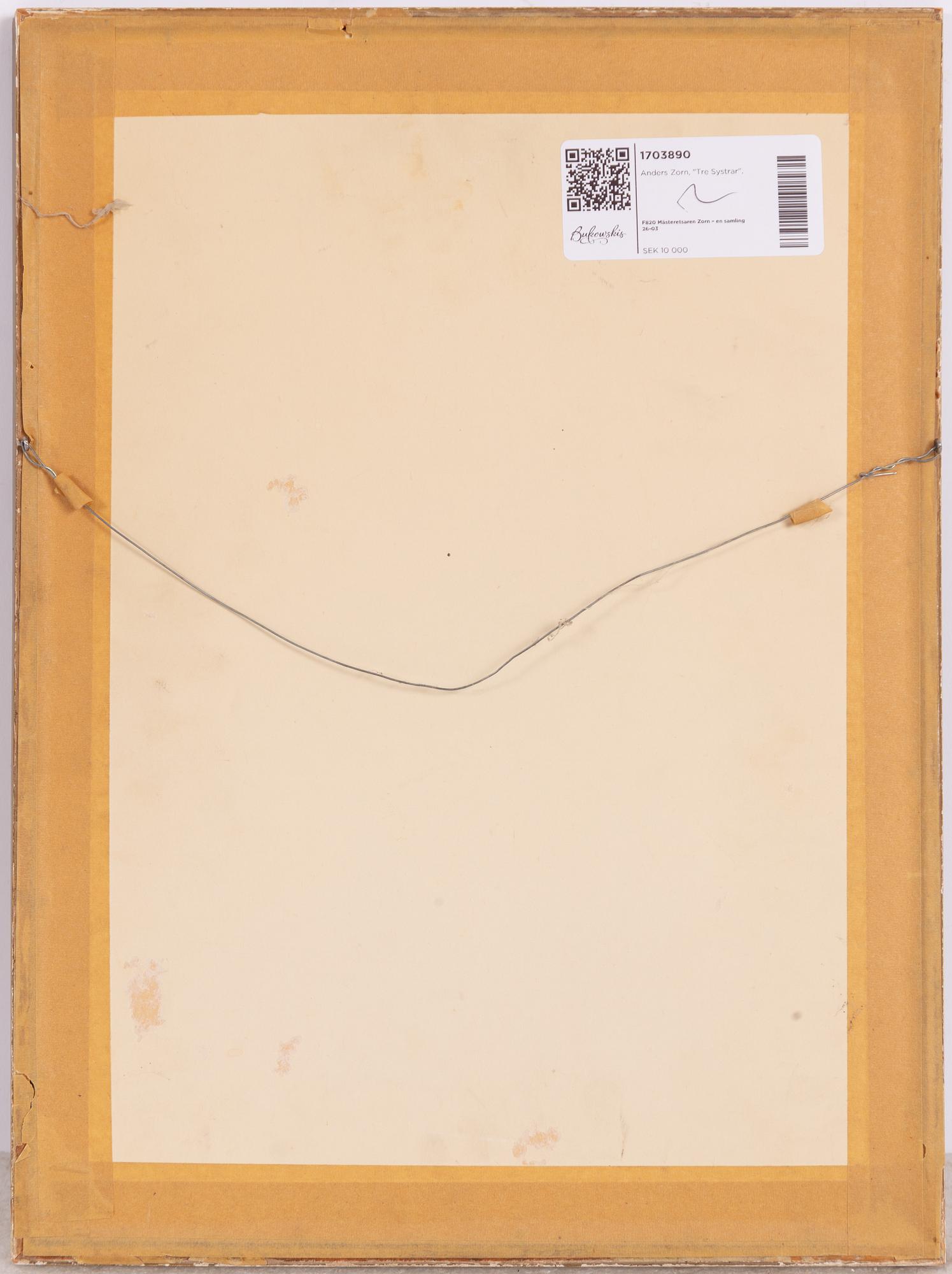 Anders Zorn, "Tre systrar".