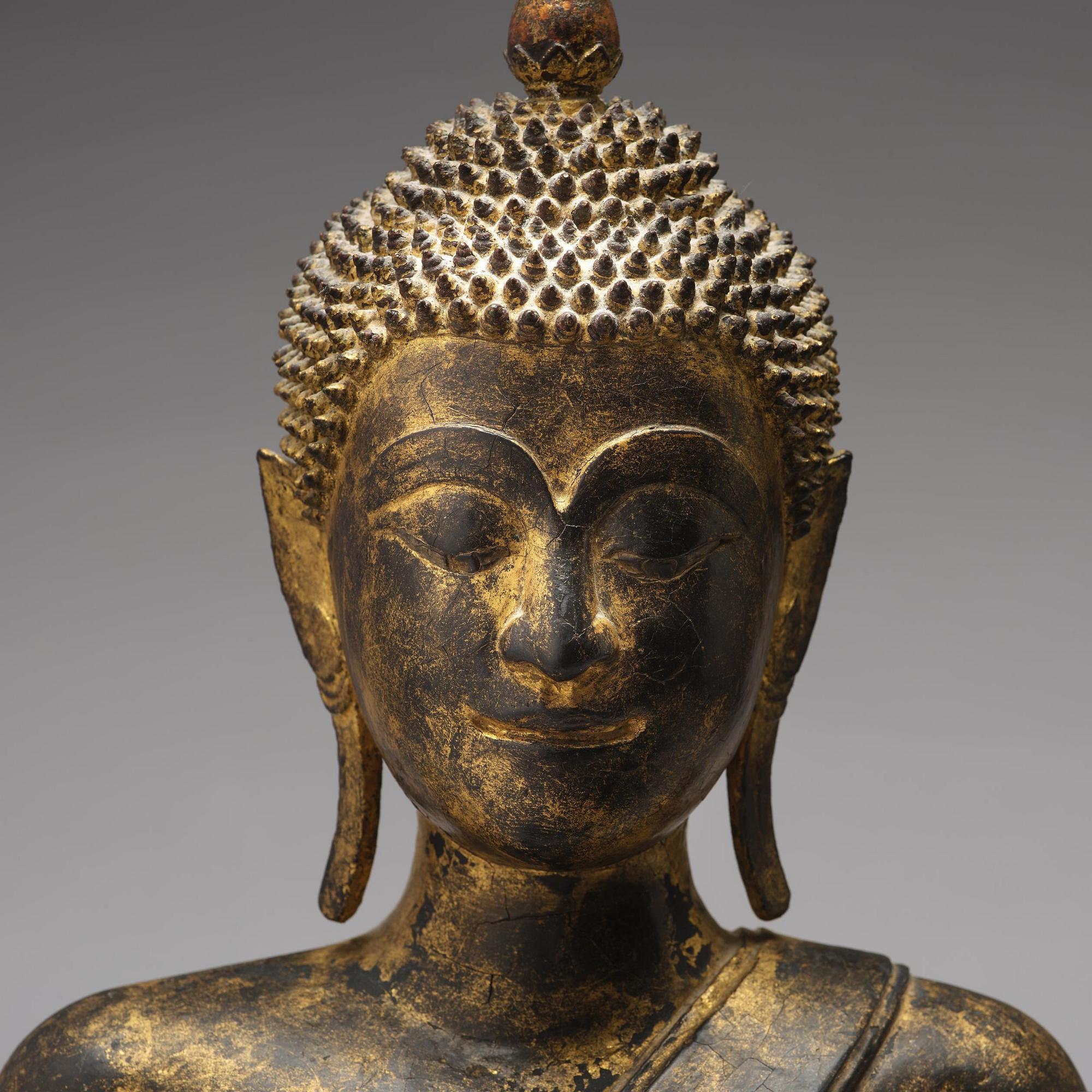 BUDDHA, brons. Thailand, 1900-tal.