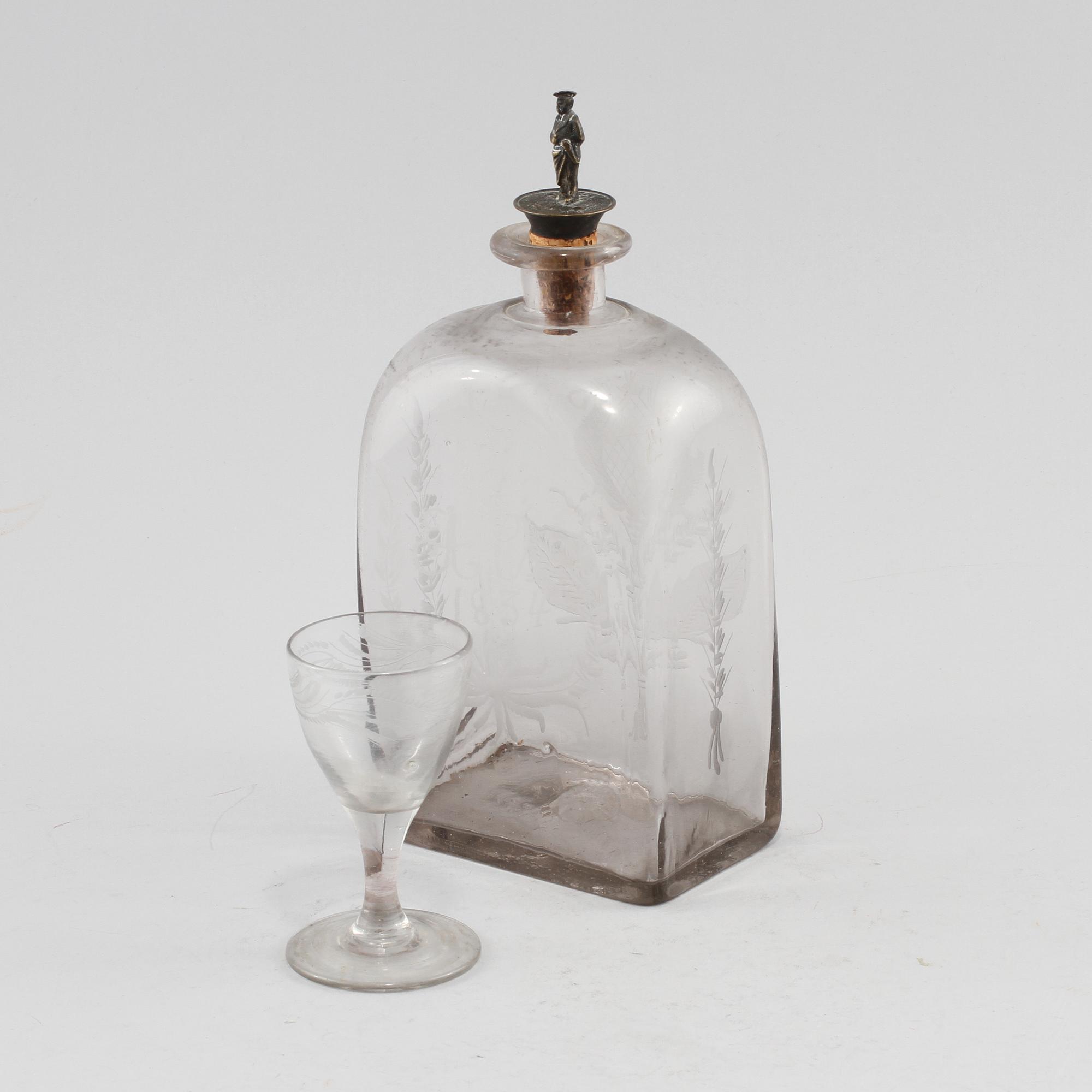 FLASKA samt GLAS, 1800-talets första hälft.