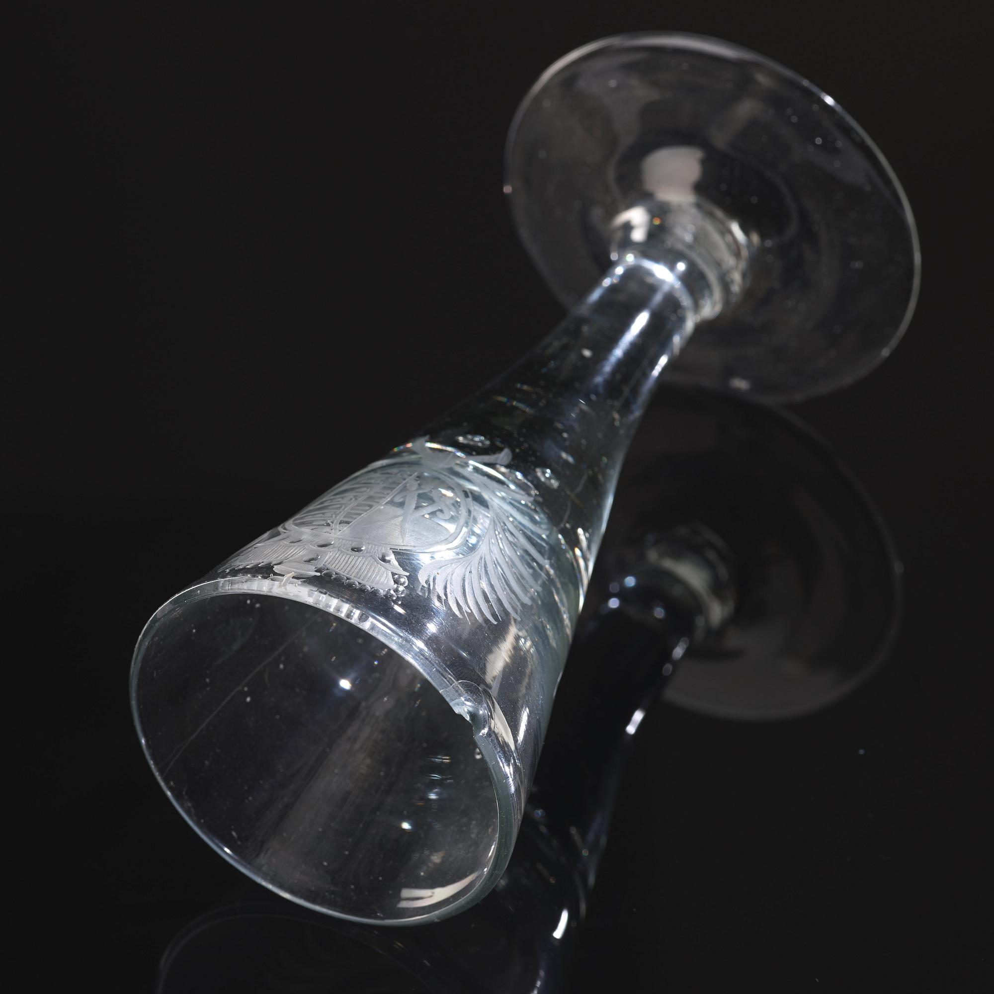 SPETSGLAS. Tyskland, 1700-tal.