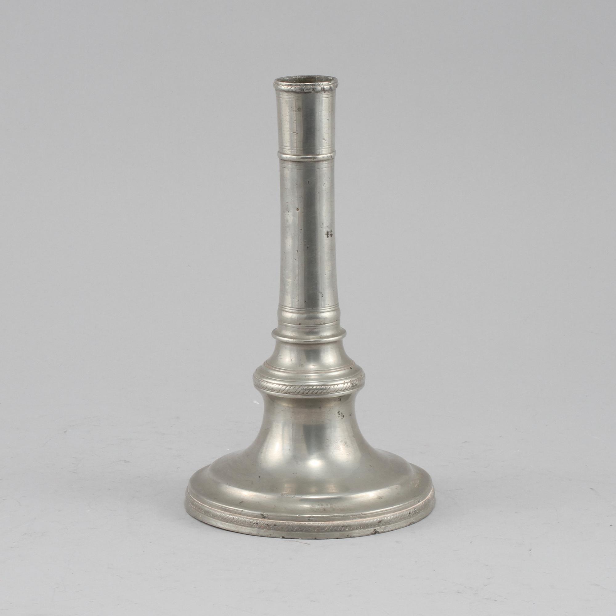 LJUSSTAKE, tenn, Martin Gustaf Moberg, Jönköping, 1795.