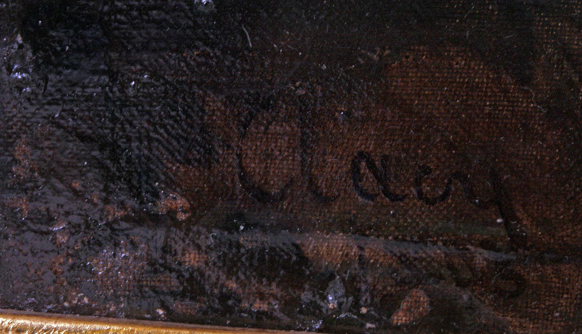 ELLEN CLACY, olja på duk, sign.