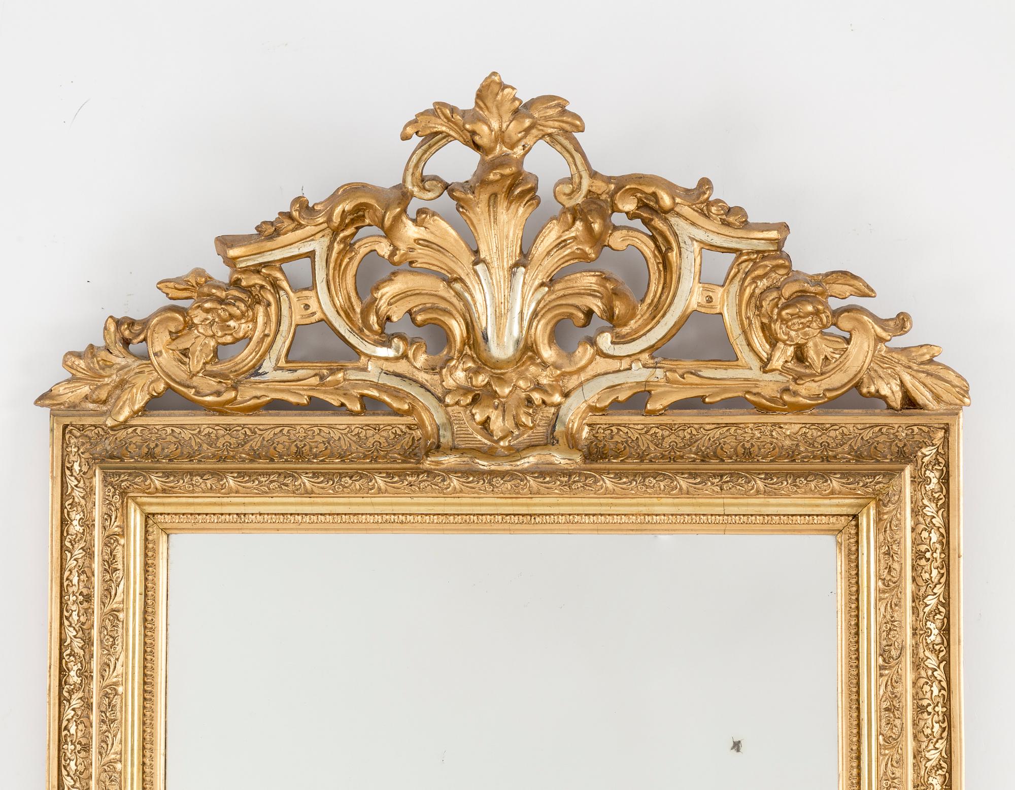 A late 19th century mirror.