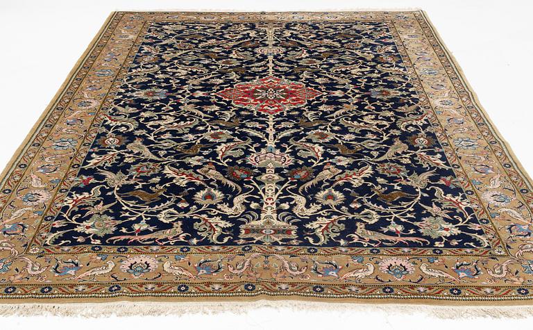 Matta, Ghom, part silk, ca 357 x 223 cm.
