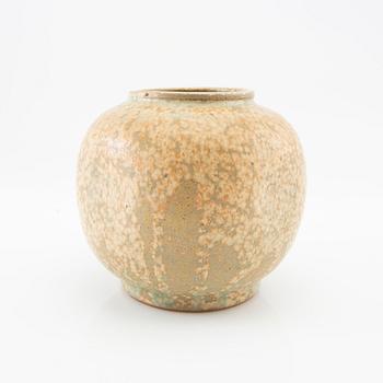 Patrick Nordström, vase signed and dated Isle 1924 stoneware.