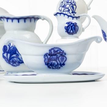 Wilhelm Kåge, service, 84 pieces, "Liljeblå", Gustavsberg.