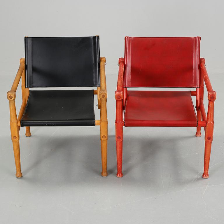 FÅTÖLJER, ett par. 1960/70-tal.