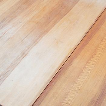 Carl Malmsten, a pine dining table and 6 chairs.