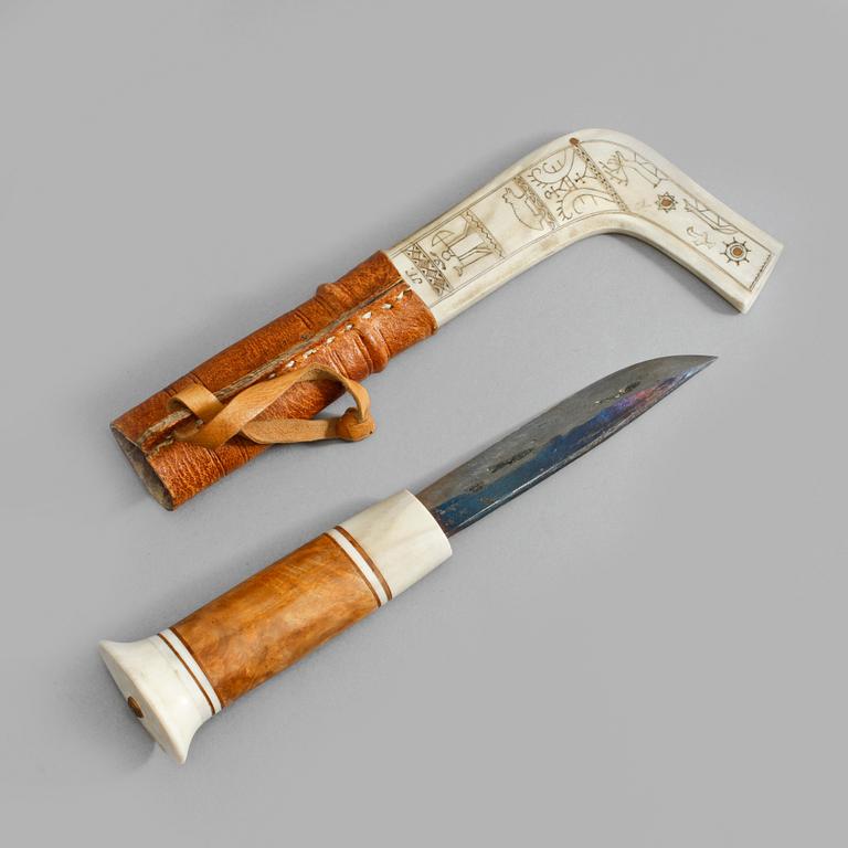 SAMEKNIV, möjligen Johan Fankki, monogramsignerad JF, 1900-tal.