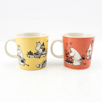 Muminmuggar, 2 st, Moomin Characters, Arabia Finland, 1991-99.