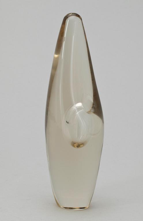 VAS, glas, "Orkidea", Timo Sarpaneva, Finland 1950-tal.