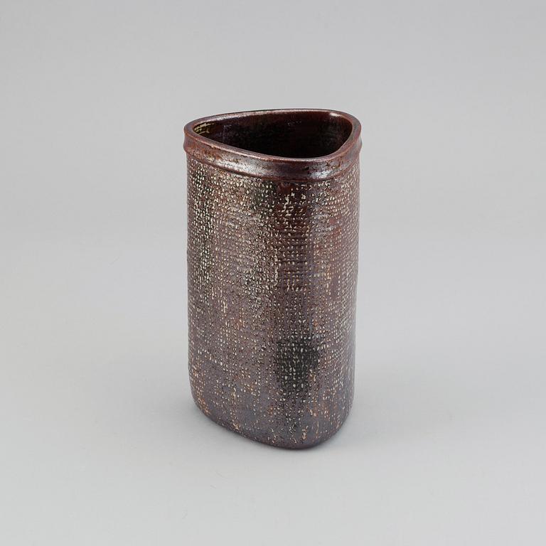 Stig Lindberg, a stoneware vase, signed, Gustavsberg, Sweden.