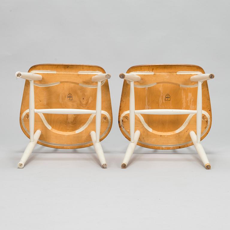 Ilmari Tapiovaara, four mid-20th century 'Fanett' chairs for Asko.