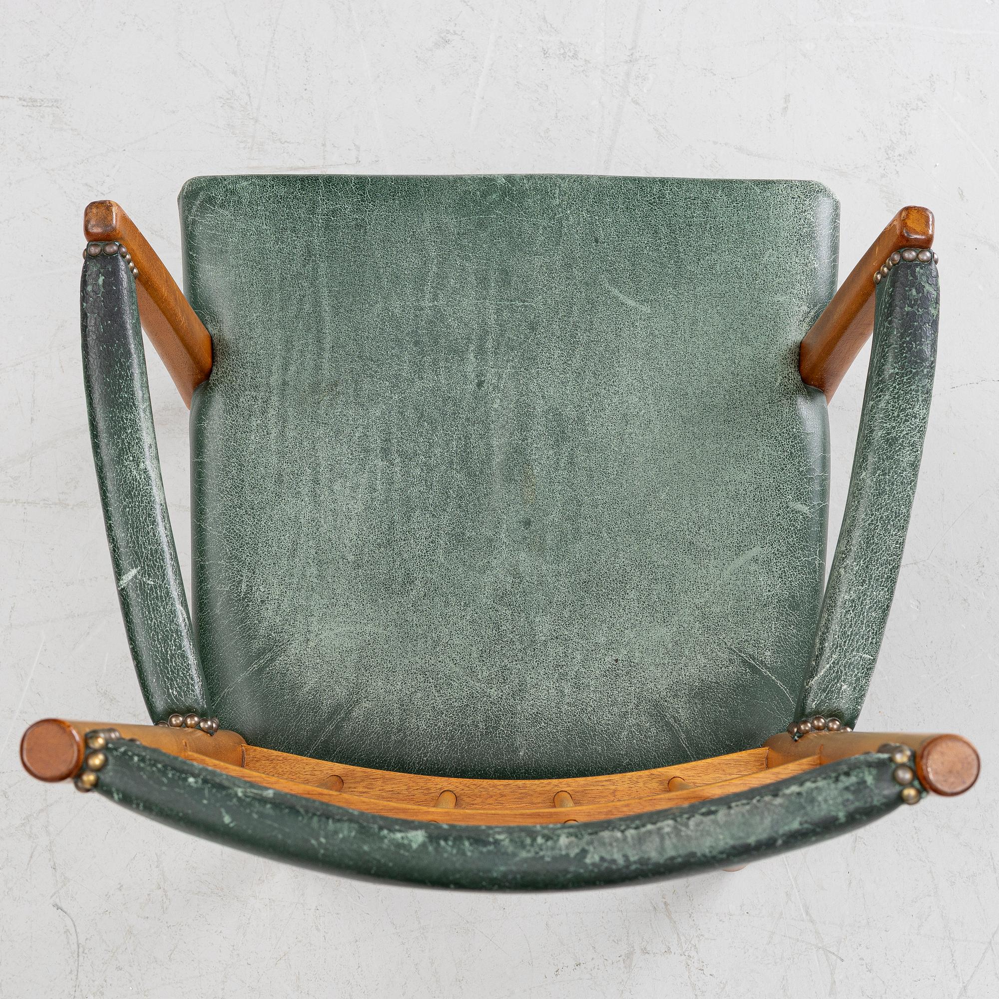 Josef Frank, karmstol, modell 652, Firma Svenskt Tenn, efter 1985.