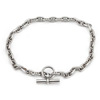 HALSKEDJA, silver, Hermès, Paris. Vikt ca 96 gram.