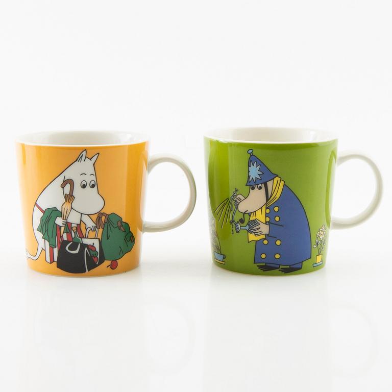 Mugs 8 pcs Moomin characters/ Moomin Arabia Finland.