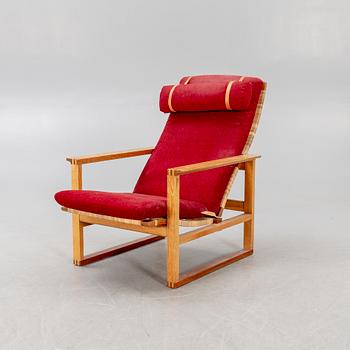 Børge Mogensen, a 'Sled' oak easy chair, Frederica Stolefabrik, Denmark.