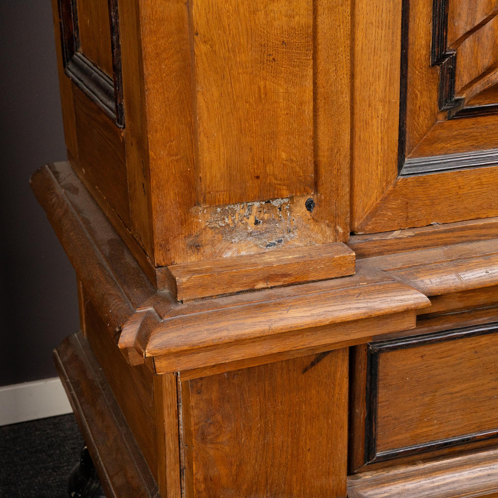 A Baroque cabinet, 18th Century.