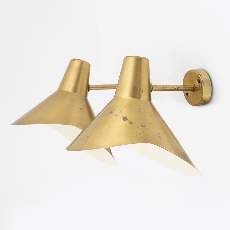 Hans Bergström, ett par vägglampor, modell V319, Ateljé Lyktan.