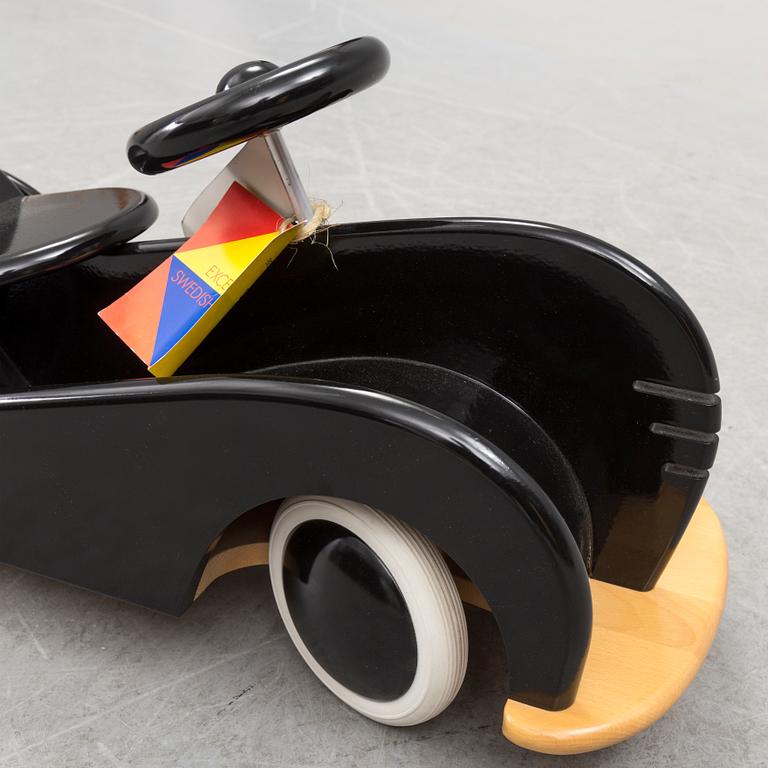 A century Swedish Playsam toy car by Folke Dahlström, signed and dated 94.