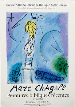 Marc Chagall · MARC CHAGALL, poster, Mourlot 1977.
