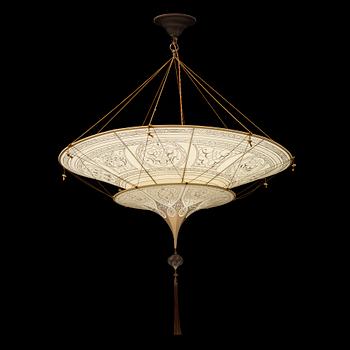 TAKLAMPA, Italien, "Silk Scheherazade 2 tiers Geometric", Fortuny, 2000-tal.
