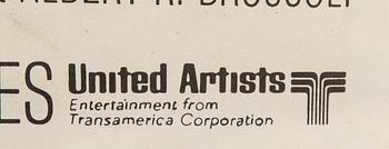 Filmaffisch James Bond "Les diamants sont eternels (Diamonds are for ever)".