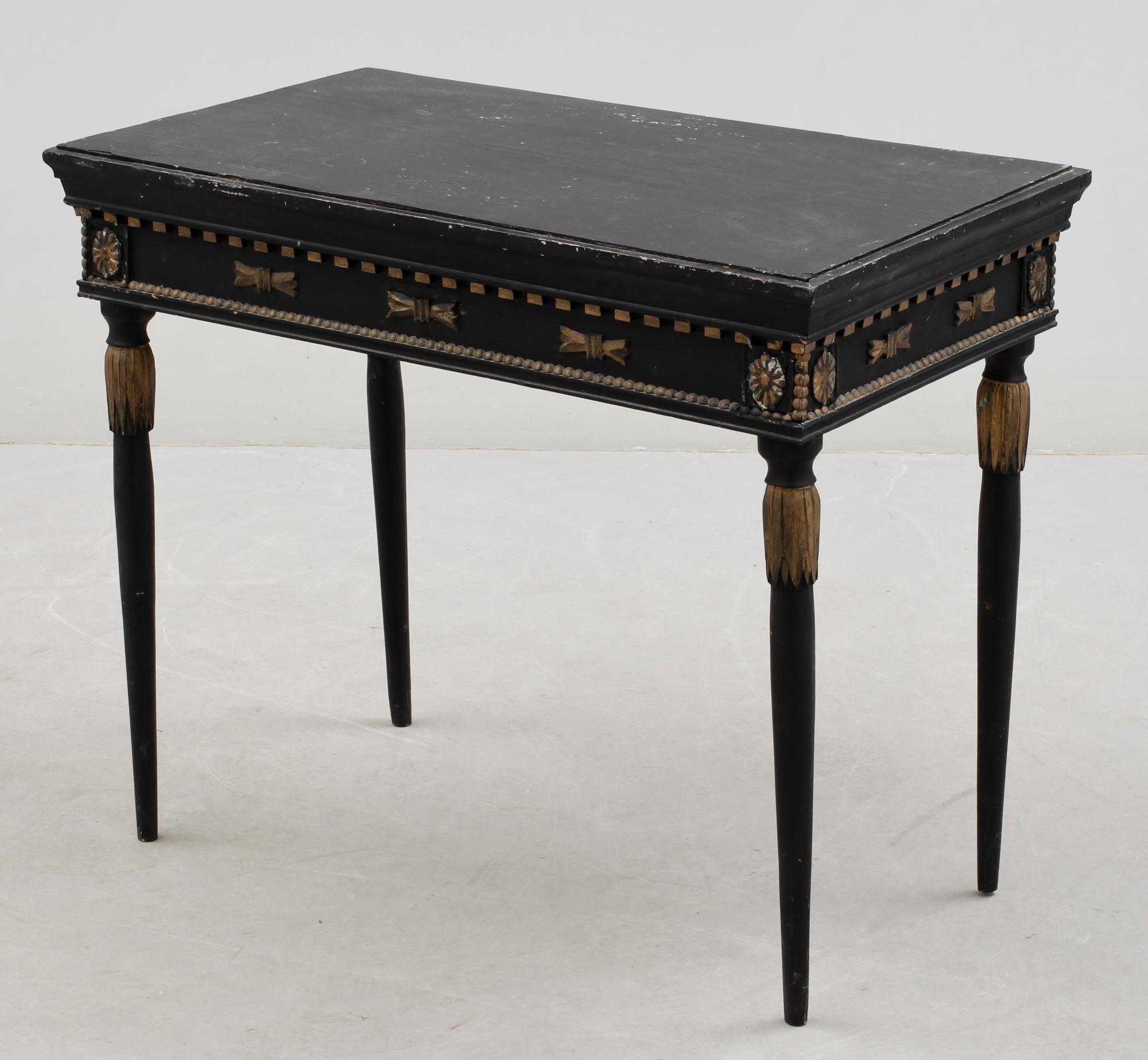 KONSOLBORD, sengustaviansk stil, 1900-talets första hälft.
