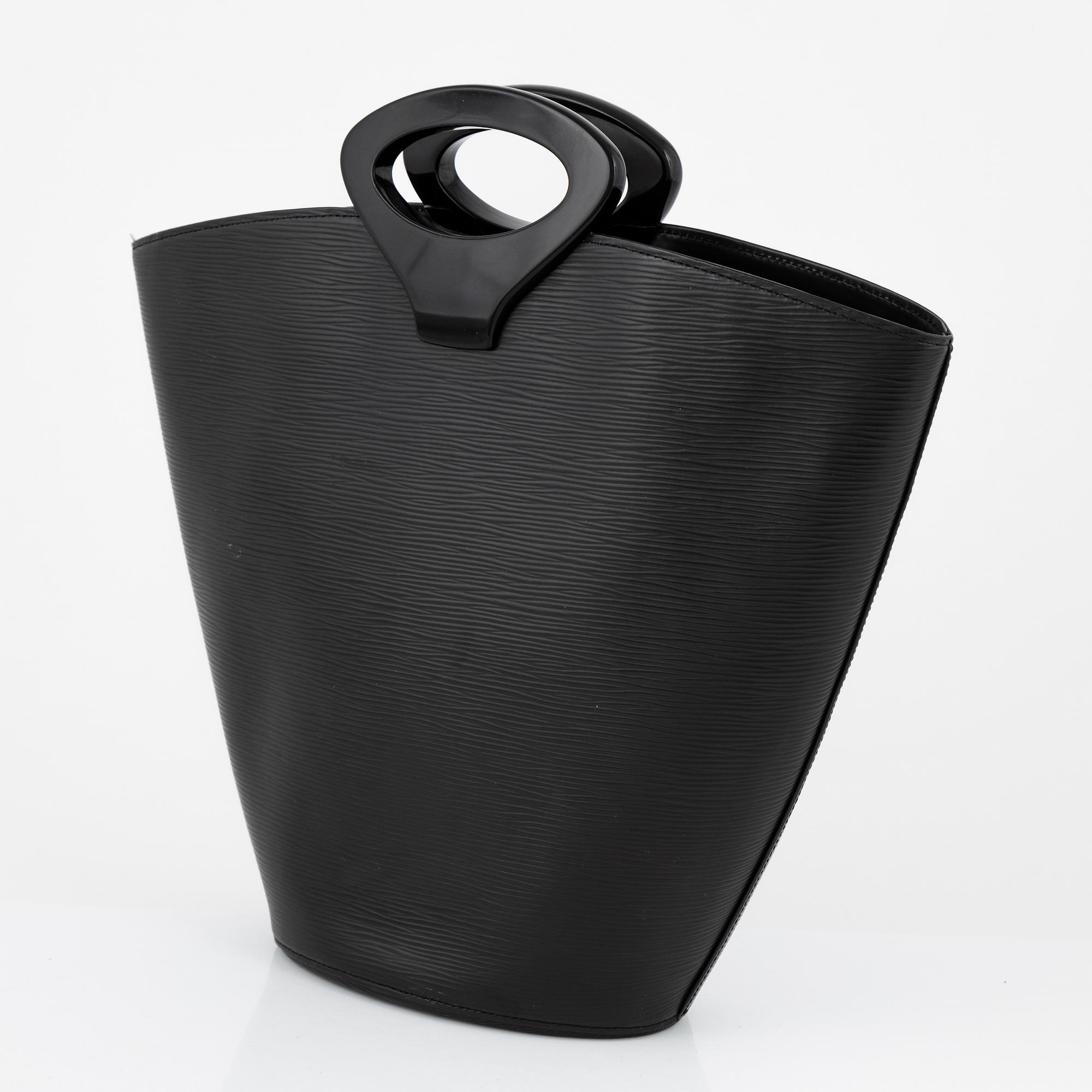 Louis Vuitton, a black epi "Noctambule" tote bag.