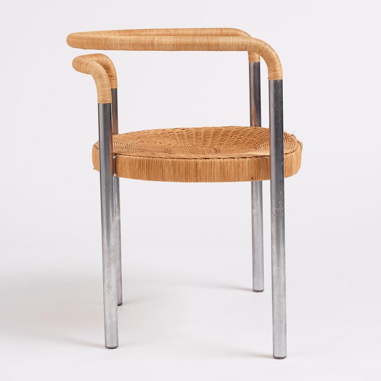 Poul Kjaerholm, karmstol "PK-12", edition E Kold Christensen, Danmark tidigt 1960-tal.