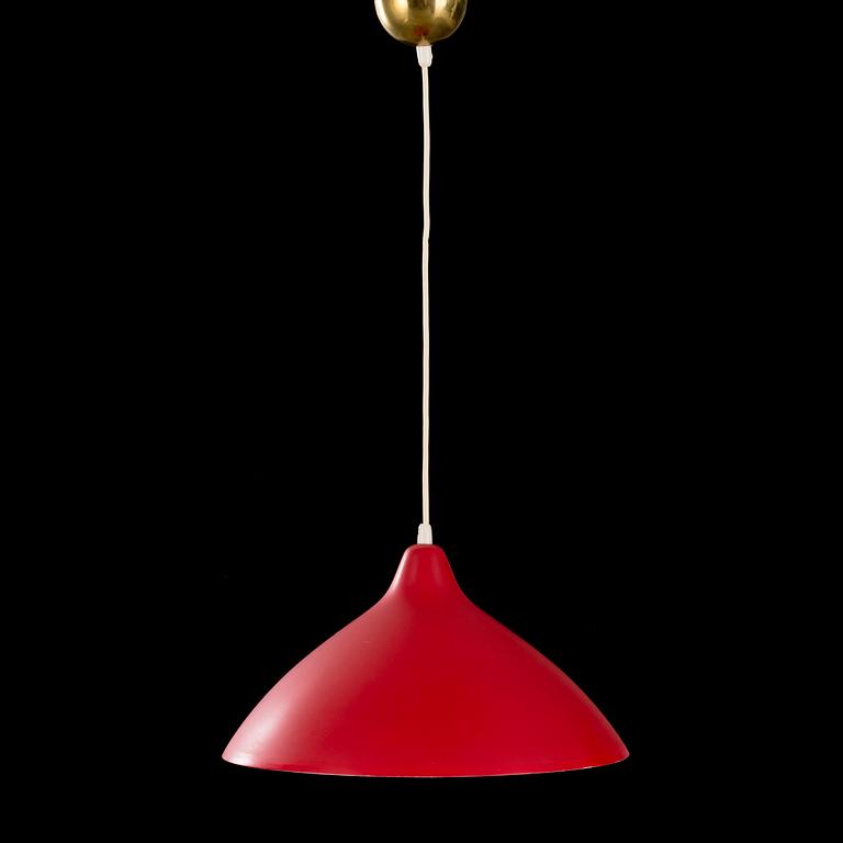 A mid 20th century Ceiling Lamp by Orno, Finland.