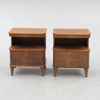 Sängbord ett par, 1940-tal.