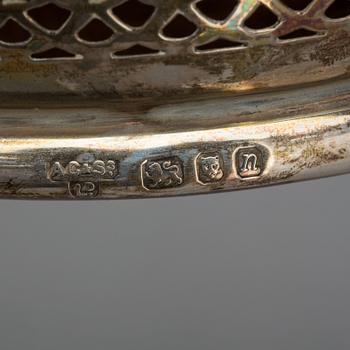 COASTERS, ett par, silver, AC & S´s LD. London, England, 1968-69.