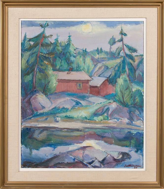 Tyko Sallinen, Hus på klippan.