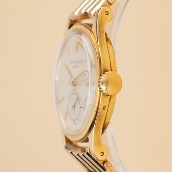 Patek Philippe, Calatrava, "First waterproof Calatrava", "Acuatic", "François Borgel Case", ca 1953.